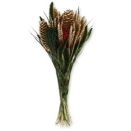 Grand bouquet de fleurs séchées esprit champêtre