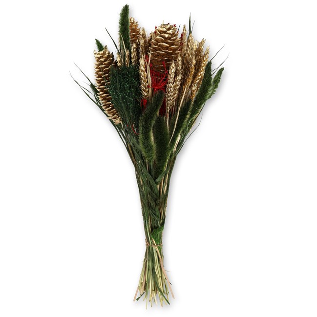 Grand bouquet de fleurs séchées esprit champêtre