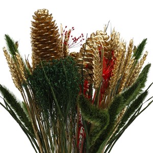 Grand bouquet de fleurs séchées esprit champêtre