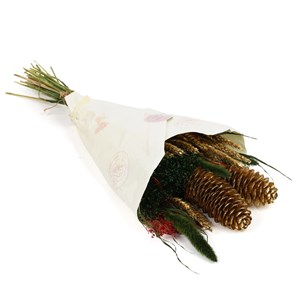 Grand bouquet de fleurs séchées esprit champêtre