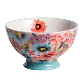 Bol en grès Velia motif fleuri