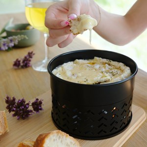 Appareil cuisson camembert à la bougie chauffe-plat sans électricité