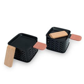 Appareils cuisson raclette à la bougie chauffe-plat duo sans électricité