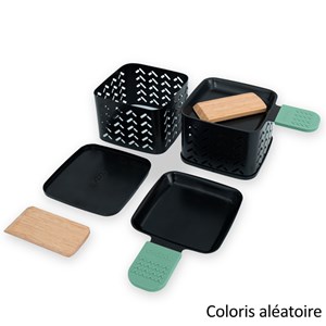 Appareils cuisson raclette à la bougie chauffe-plat duo sans électricité