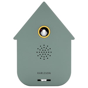 Maison d'accueil murale avec détecteur de mouvement oiseau chantant Vert