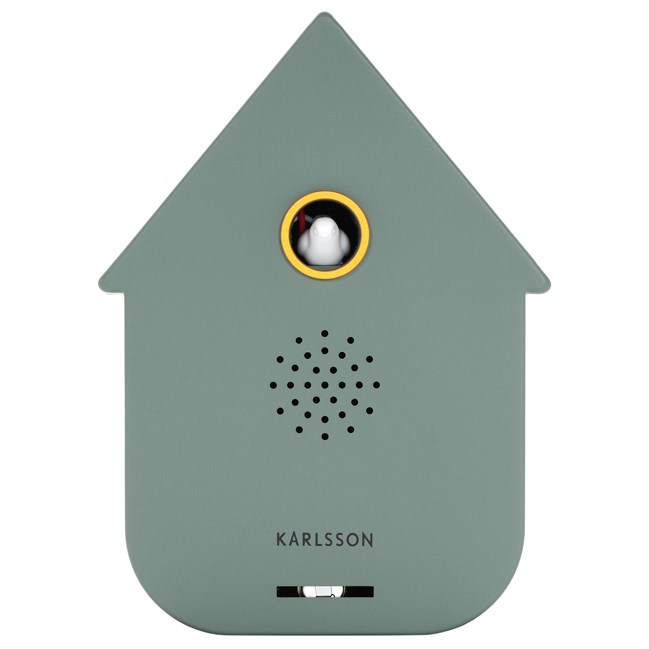 Maison d'accueil murale avec détecteur de mouvement oiseau chantant