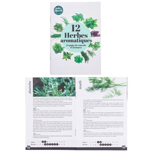 Coffret 12 herbes aromatiques à cultiver Radis et Capucine