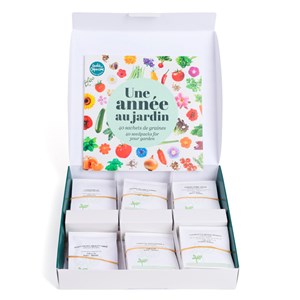 Coffret 40 sachets de graines reproductibles pour les jardiniers