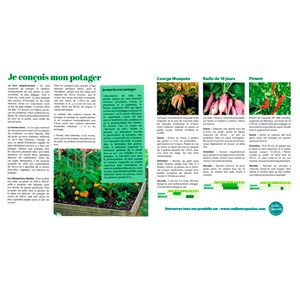 Coffret 40 sachets de graines reproductibles pour les jardiniers