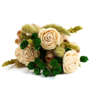 Petit bouquet de fleurs séchées Blanc