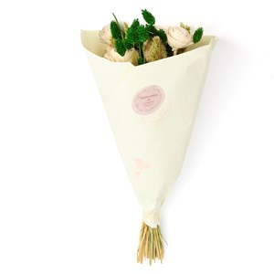 Petit bouquet de fleurs séchées Blanc
