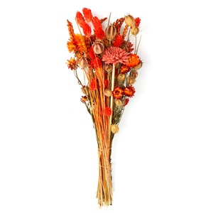 Petit bouquet de fleurs séchées Orange