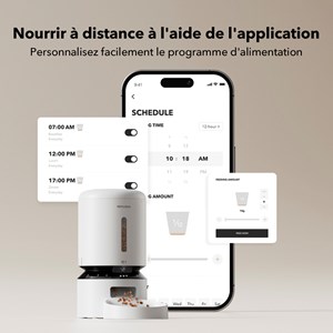 Distributeur automatique de croquettes avec caméra HD et micro intégré Petlibro