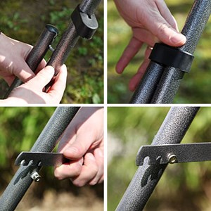 Structure pliable pour hamac