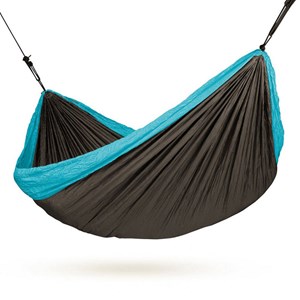 Hamac voyage Colibri double turquoise