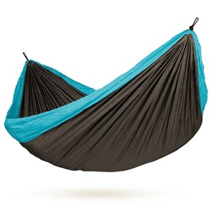 Hamac voyage Colibri double turquoise