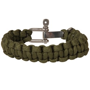 Bracelet de survie kaki