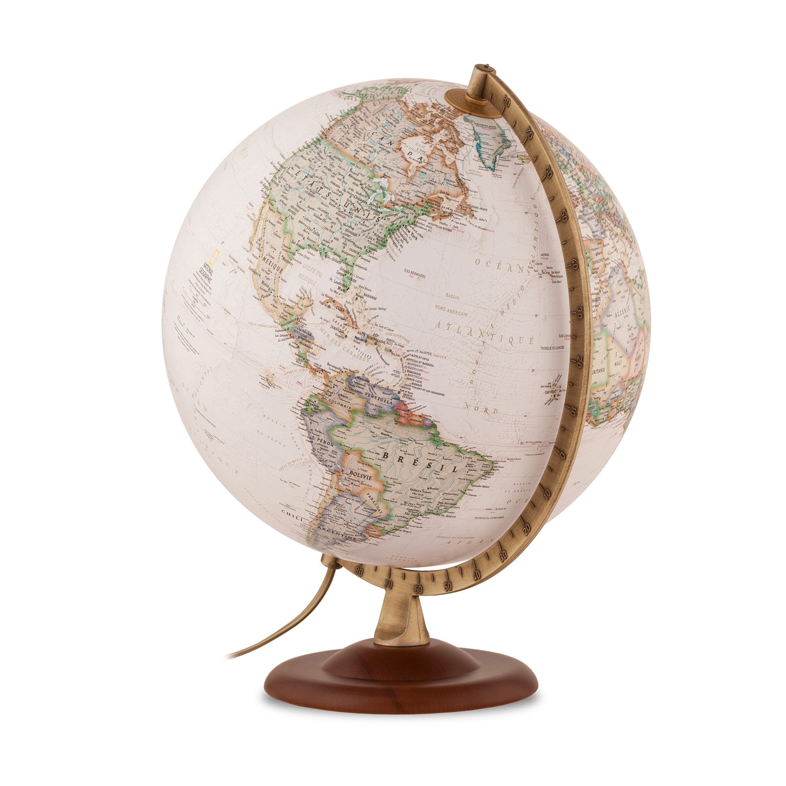 Globe terrestre lumineux Ø 30 cm