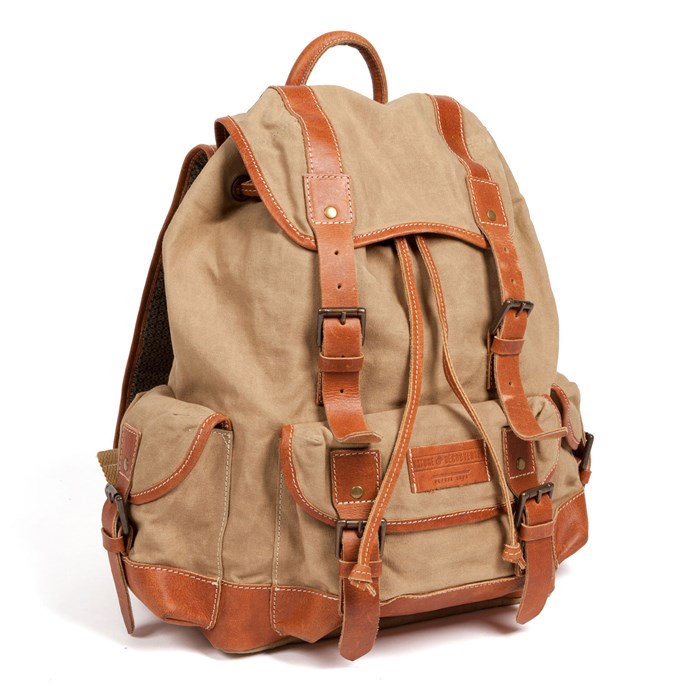 Sac à Dos Femme Nature Et Découverte Sac à dos toile et cuir 15 L | Nature & Découvertes