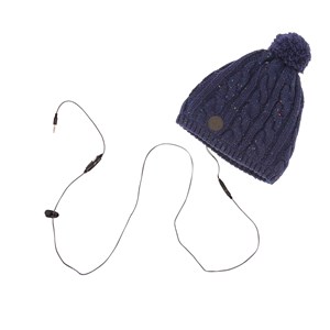 Bonnet avec écouteurs et micro intégrés