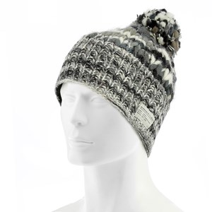 Bonnet chine noir/blanc