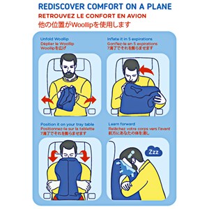 Coussin frontal de voyage Woollip®
