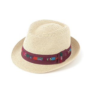 Chapeau Don Machu bordeaux 55