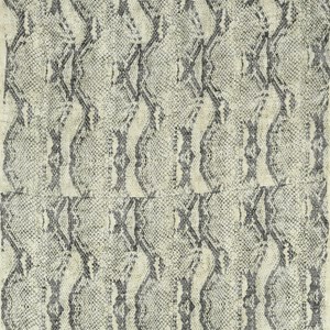 Chèche beige et noir imprimé python