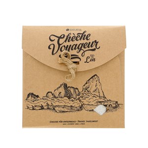 Chèche voyageur denim
