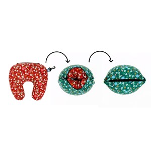 Coussin 3 en 1 fleuri