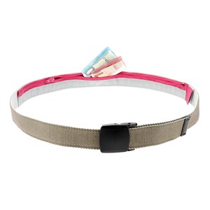 Ceinture cache-billets pour femme