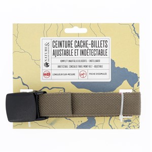 Ceinture cache-billets pour femme
