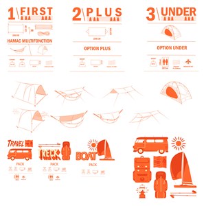 Toile hamac abri évolutif Qaou