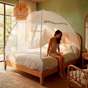Moustiquaire de lit pop-up autoportante