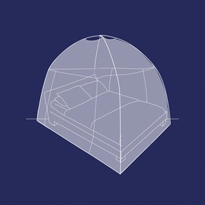 Moustiquaire de lit pop-up autoportante