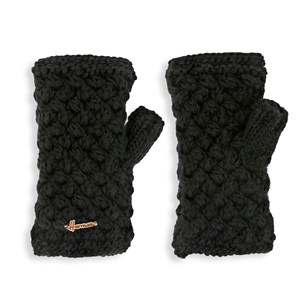 Mitaines doublées en polaire Noir