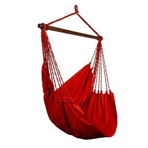 chaise hamac double rouge