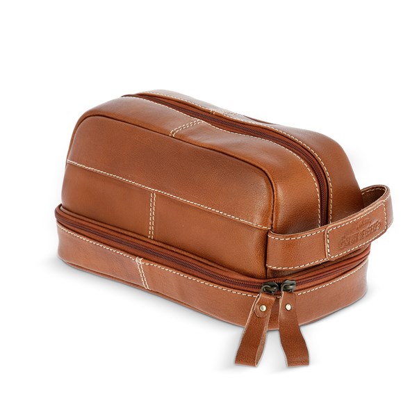 Trousse de toilette homme Parker Marron Cuir TBLG