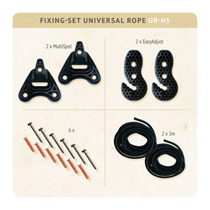 Set hamac double Paloma + kit fixation