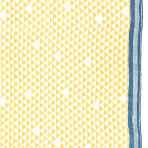 Chèche triangles jaunes