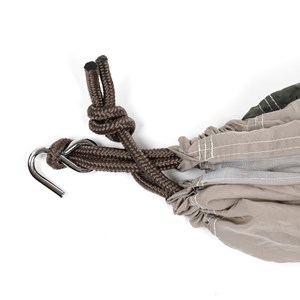 Hamac simple moustiquaire kaki