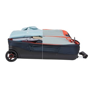 Valise cabine à panneau de compression