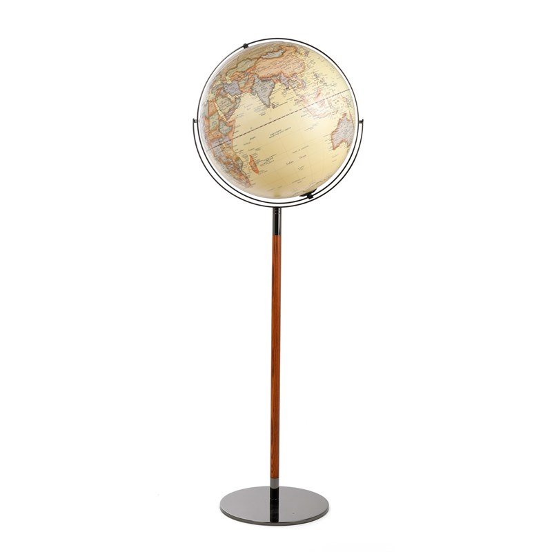 Nature & Découvertes - Globe sur pied bois antique