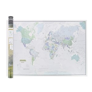 Carte du monde phosphorescente