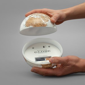 Globe terrestre rotatif