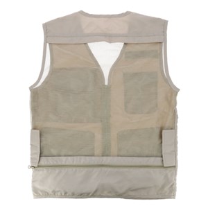 Veste multipoche grise écoconçue M