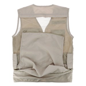 Veste multipoche grise écoconçue M