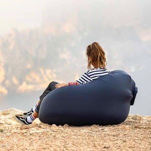 Pouf Lamzac® Fatboy bleu marine