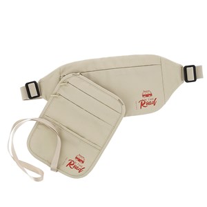 Pochette secrète ceinture beige