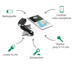 Porte-clés Keysmart connecté